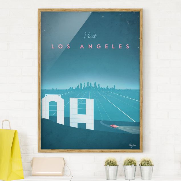 Déco murale cuisine Poster de voyage - Los Angeles