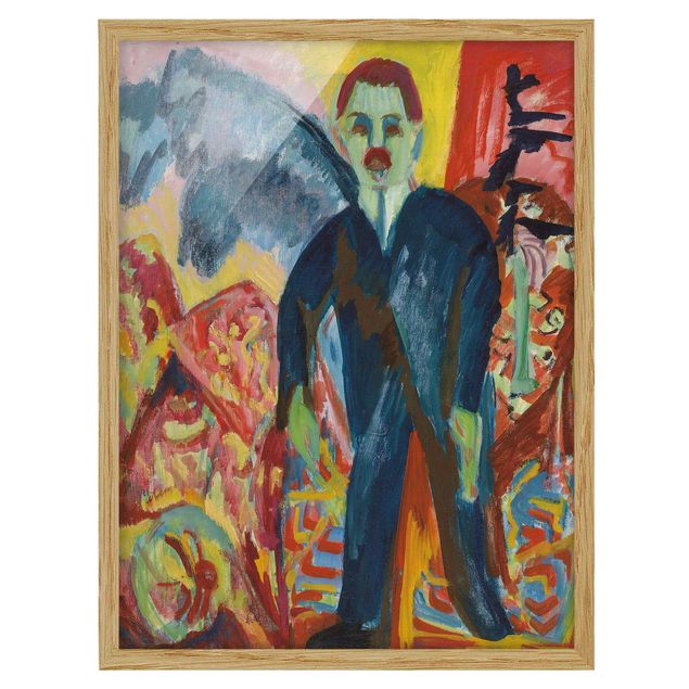Tableau portrait Ernst Ludwig Kirchner - Le préposé à l'hôpital