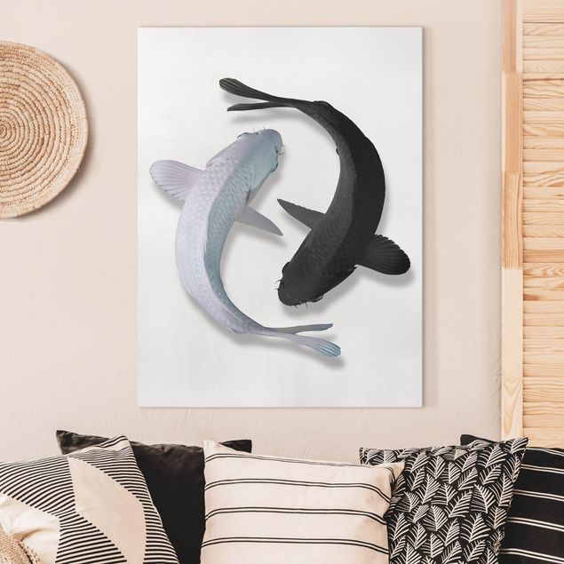 Tableaux poissons Poisson Ying Yang