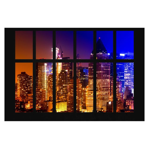 Papier peint architecture  Window Manhattan Sunrise