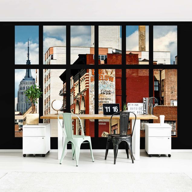 Papiers peints New York Fenêtre de l'immeuble de New York