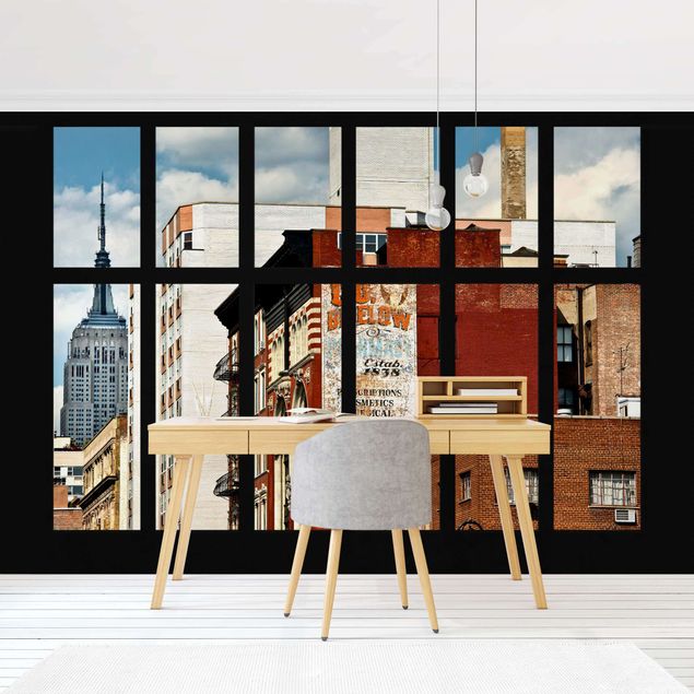 Papier peint moderne Fenêtre de l'immeuble de New York