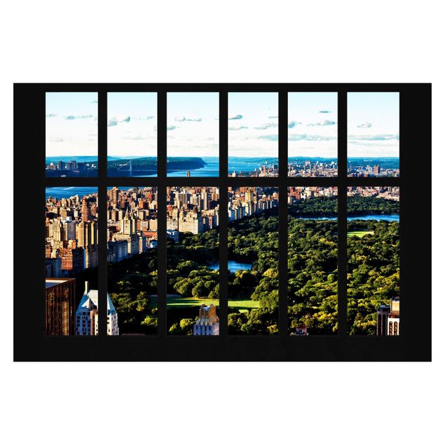 papier peint xxl Window View New York's Central Park