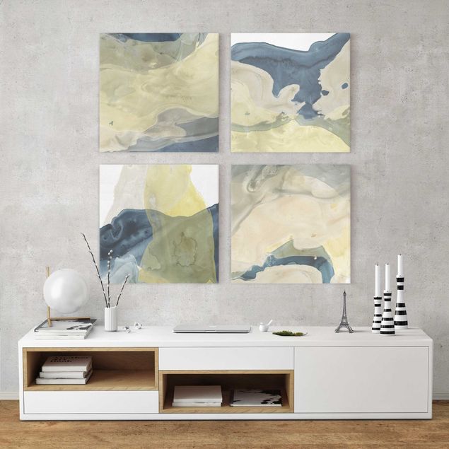 Tableaux sur toile avec désert Océan Et Désert Lot II
