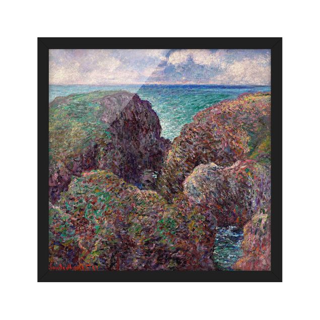 Tableaux Impressionnisme Claude Monet - Groupe de rochers à Port-Goulphar