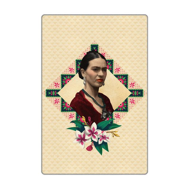 Tableau Frida Kahlo Frida Kahlo - Flowers And Geometry