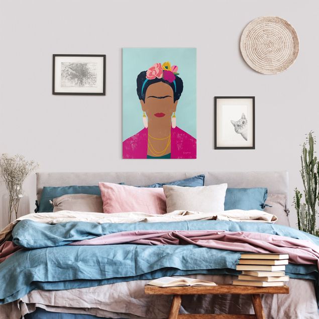 Tableau moderne Frida Collage