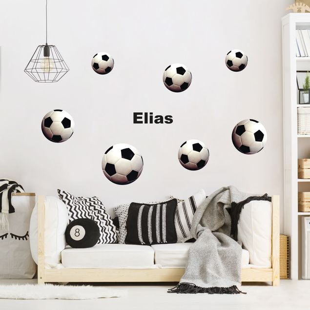Stickers muraux citations proverbes Lot de ballons de football