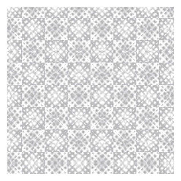 Papier peint panoramique Geometrical Tile Pattern In Grey