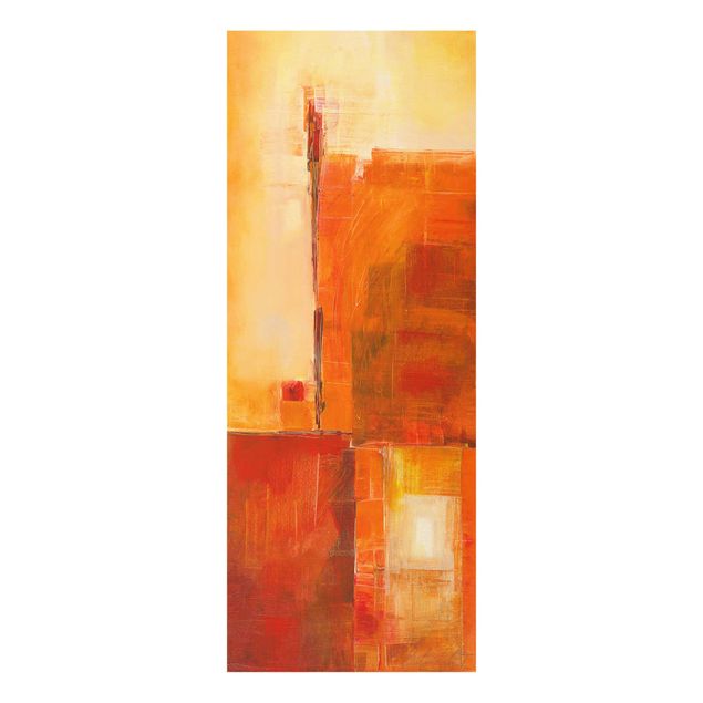 Tableau avec couleur orange Petra Schüßler - Abstrait Orange Brun