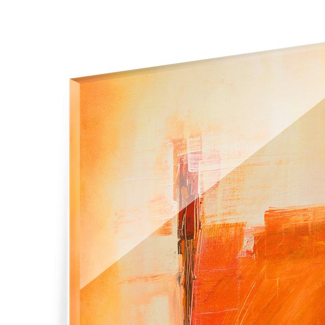 Tableaux de Petra Schüßler Petra Schüßler - Abstrait Orange Brun