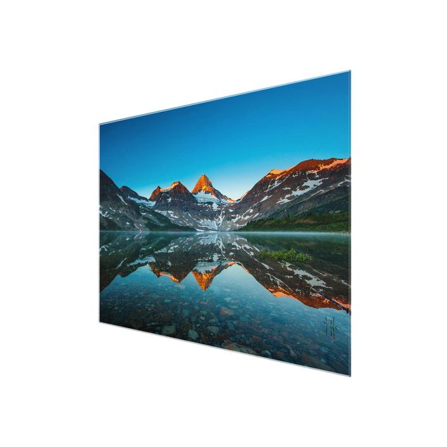 Tableau nature Paysage de montagne au lac Magog au Canada