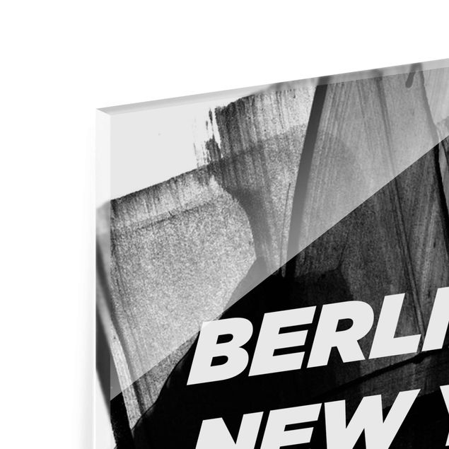 Tableaux en verre architecture & skyline Berlin New York Londres