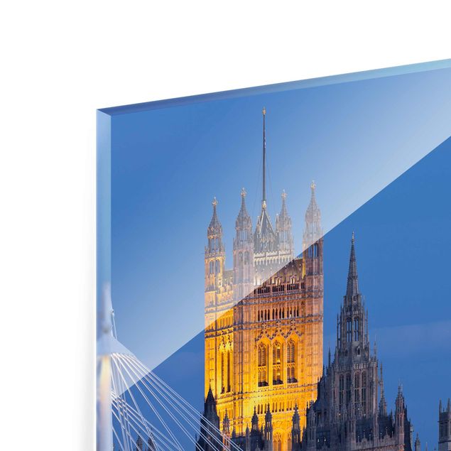 Tableaux muraux Big Ben et Palais de Westminster à Londres la nuit