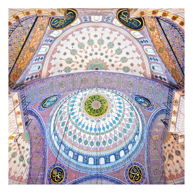 Tableau ton bleu Mosquée bleue à Istanbul