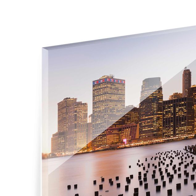 Tableaux de Rainer Mirau Vue silhouette urbaine de Manhattan