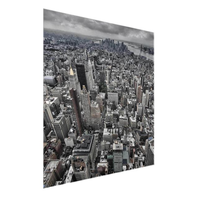 Tableaux en verre architecture & skyline Vue sur Manhattan