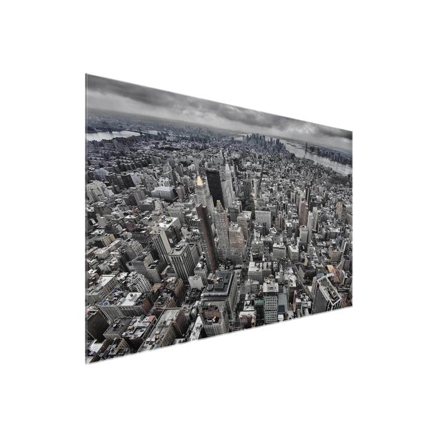 Tableaux en verre architecture & skyline Vue sur Manhattan