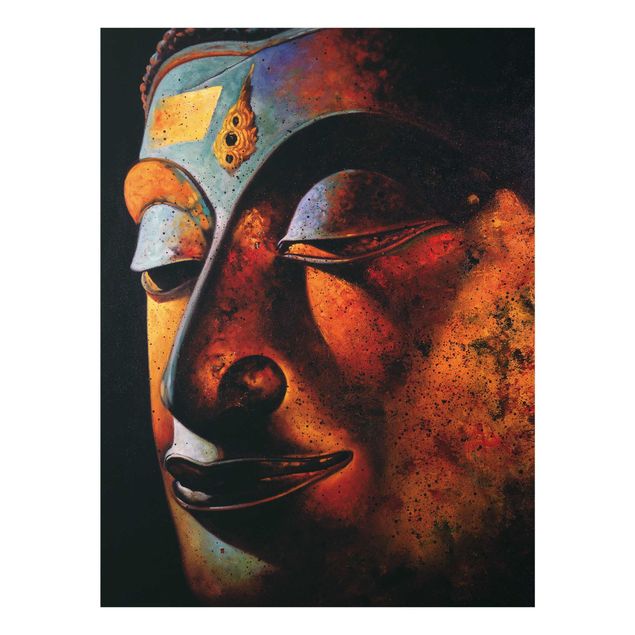 Tableau avec couleur orange Bombay Buddha