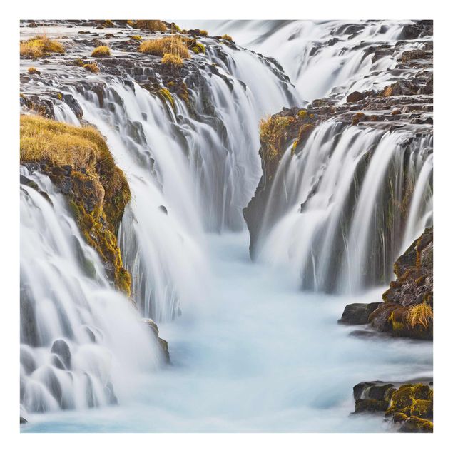Tableau deco nature Chute d'eau de Brúarfoss en Islande