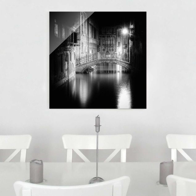 Tableaux en verre architecture & skyline Pont de Venise