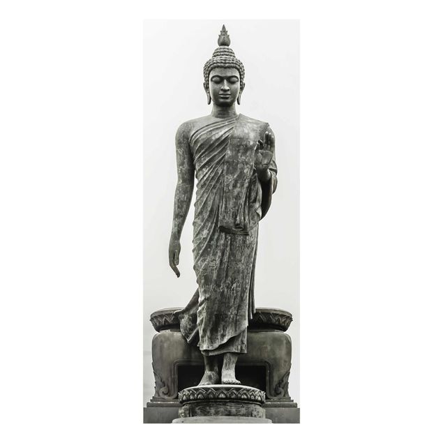 Tableaux noir et blanc Statue de Bouddha