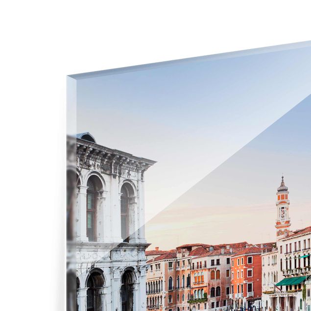 Tableaux muraux Vue du Grand Canal depuis le pont du Rialto Venise