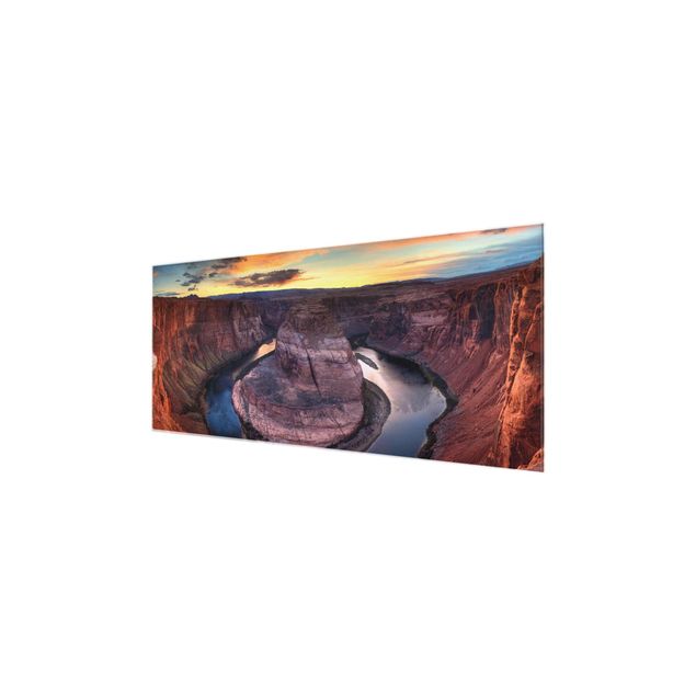 Tableau verre montagne Fleuve Colorado Glen Canyon