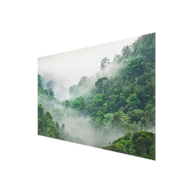 Tableau moderne Jungle dans le brouillard