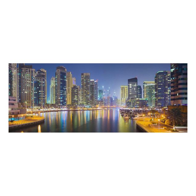 Tableaux de Rainer Mirau Dubai Night Skyline