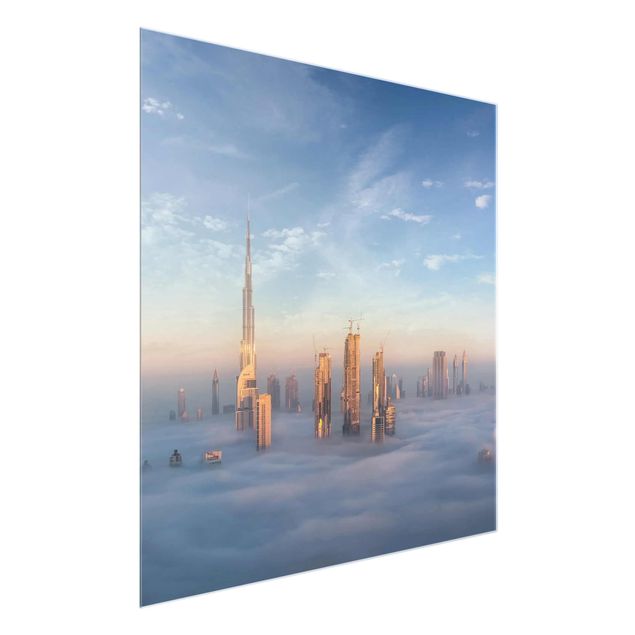 Tableaux modernes Dubaï au-dessus des nuages