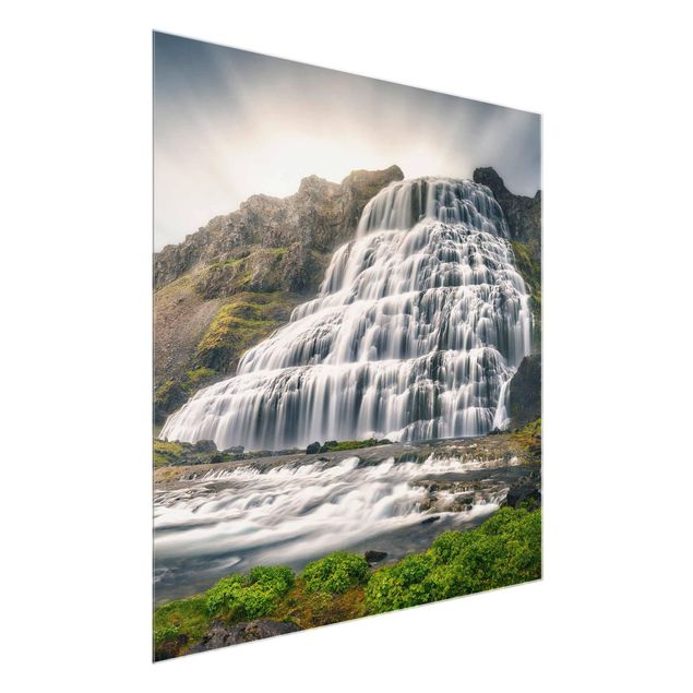 Tableau moderne Dynjandi Waterfall