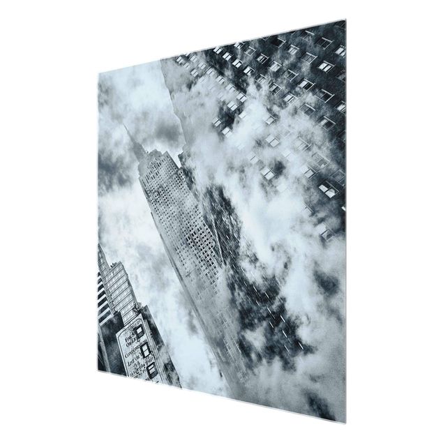 Tableaux noir et blanc Façade de l'Empire State Building