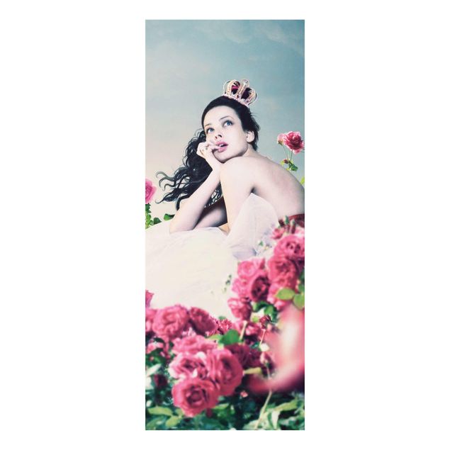 Tableau de nu Femme dans le champ de roses