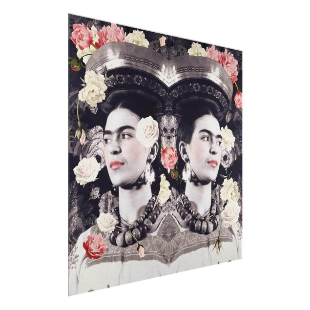 Tableau fleurs Frida Kahlo - Flood de fleurs