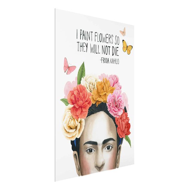 tableaux floraux Pensées de Frida - Fleurs