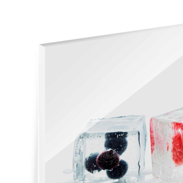 Tableau en verre - Friut In Ice Cubes