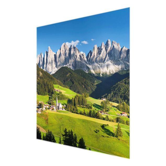 Tableau moderne Odle dans le Tyrol du Sud