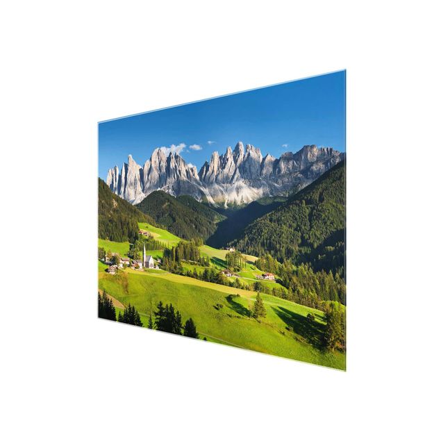Tableau moderne Odle dans le Tyrol du Sud