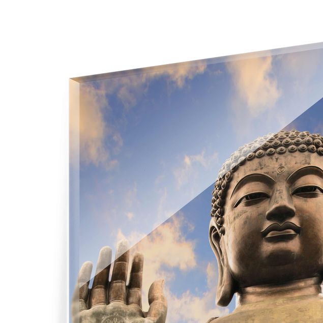 Tableau en verre - Big Buddha