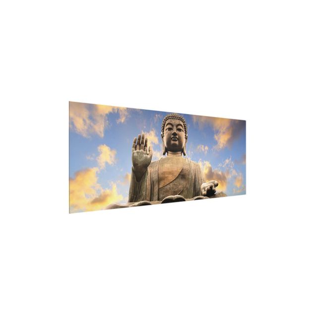 Tableau verre zen Grand Bouddha