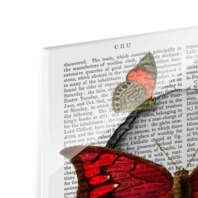 Tableaux Scary Reading - Masque de papillon