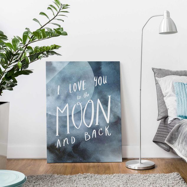 Tableaux moderne Heavenly Love - Lune