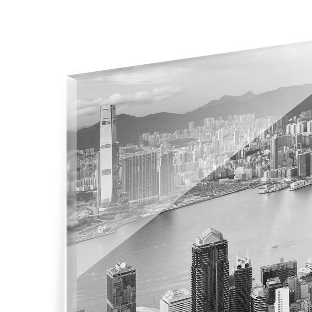 Tableau en verre - Hongkong
