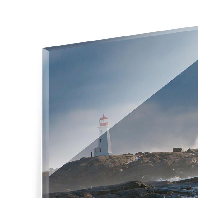 Tableau verre paysage Dans la protection du phare