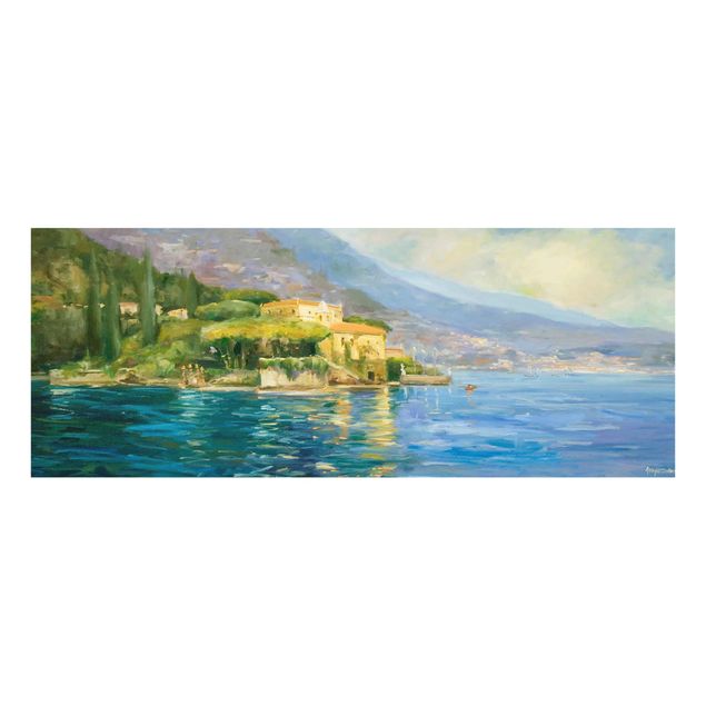 Tableau en verre paysage Italie pittoresque IV