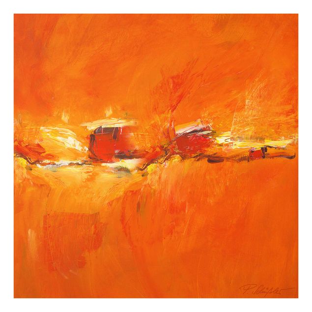 Tableaux de Petra Schüßler Composition en orange