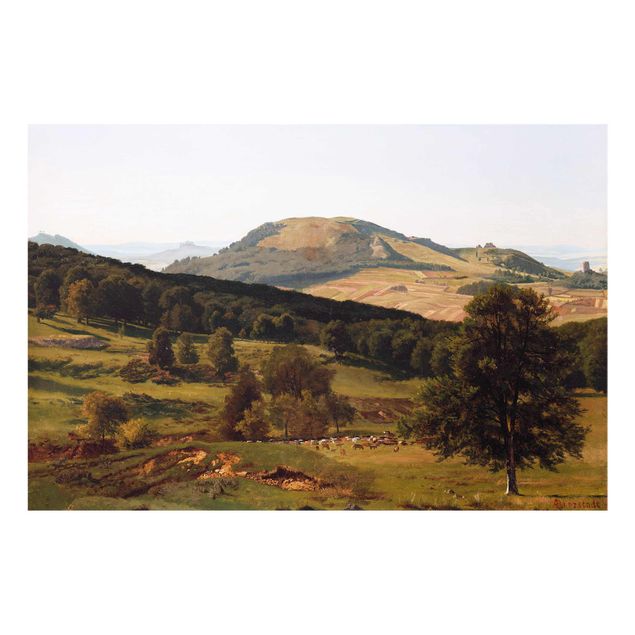 Tableau montagne Albert Bierstadt - Colline et Dale