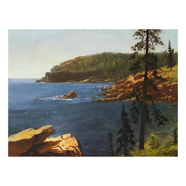 Tableau bord de mer Albert Bierstadt - Côte californienne