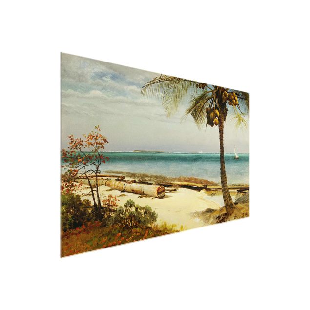 Tableaux romantisme Albert Bierstadt - Côte tropicale
